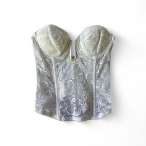 Cabernet lace corset bustier